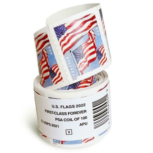 2022 USPS Forever First Class Postage Stamps~ Sealed Coil/Roll Of 100 Stamps